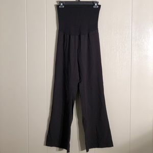 Black maternity dress pants